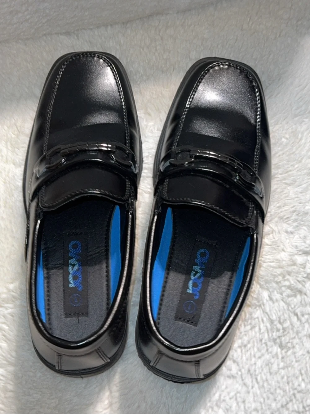 Josmo black dress shoes kids size 1
